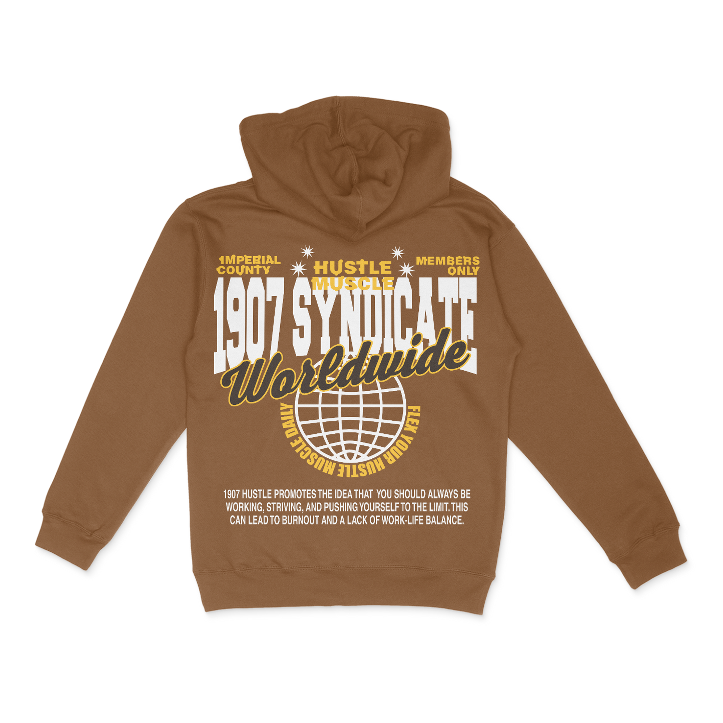Hustle Muscle Hoodie X SD Padres Colors