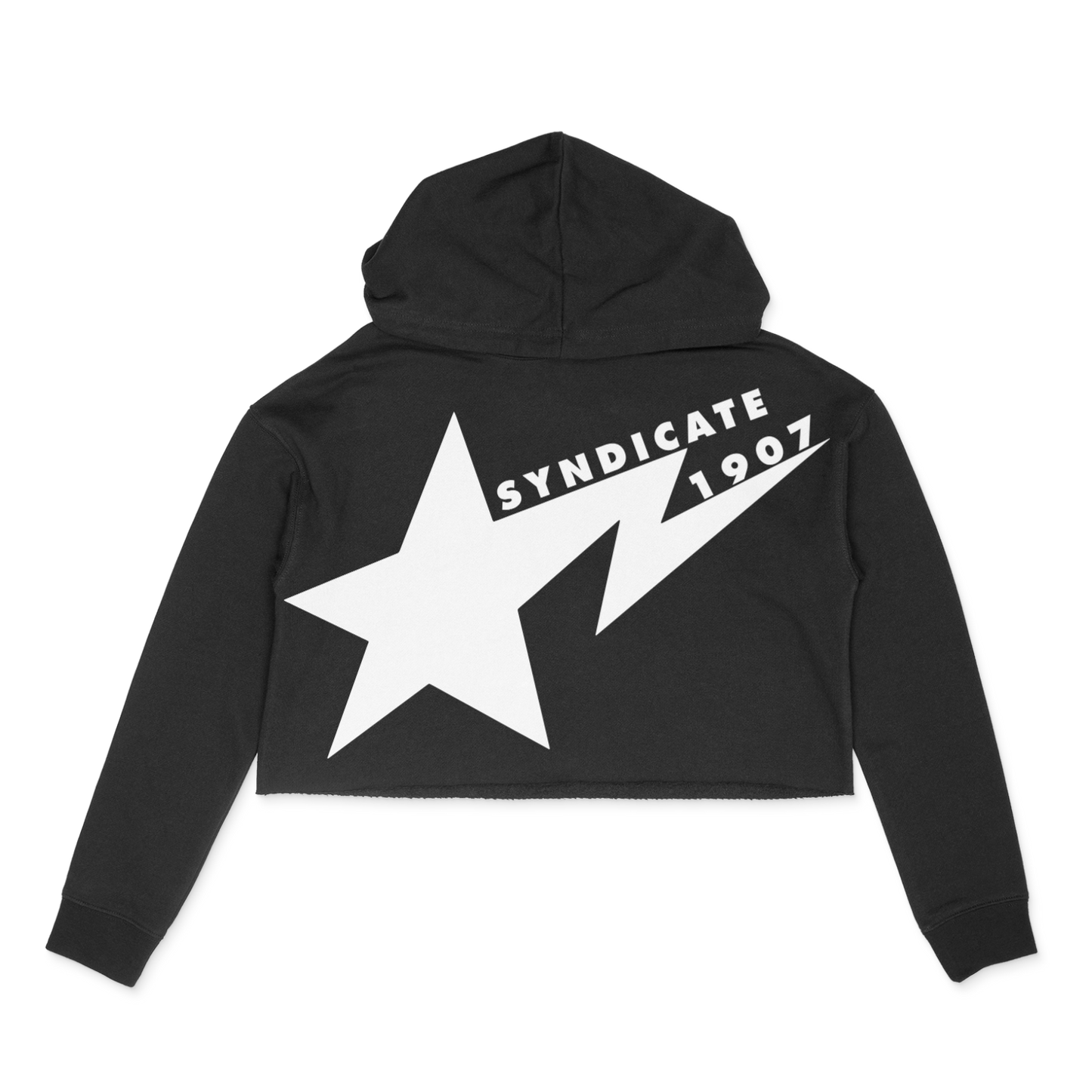 Shooting Star Womens Cropped Hoodie
