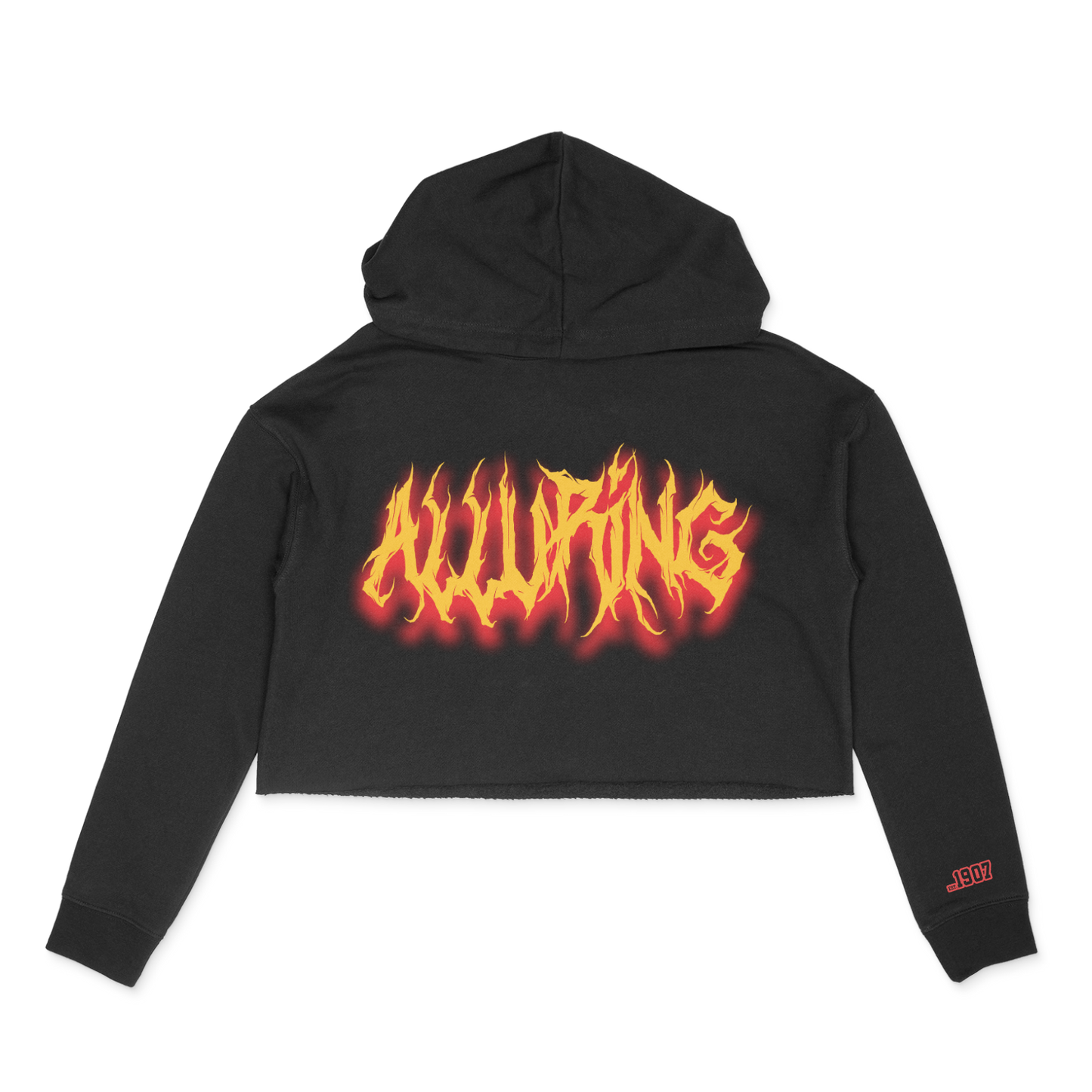 Alluring Womens Cropped Hoodie