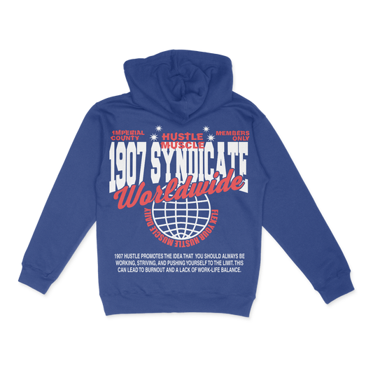 Hustle Muscle Hoodie x LA Dodgers Colors