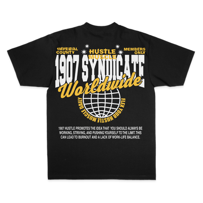 Hustle Muscle Short Sleeve Tee Black