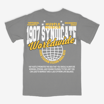 Hustle Muscle Short Sleeve Tee Grey
