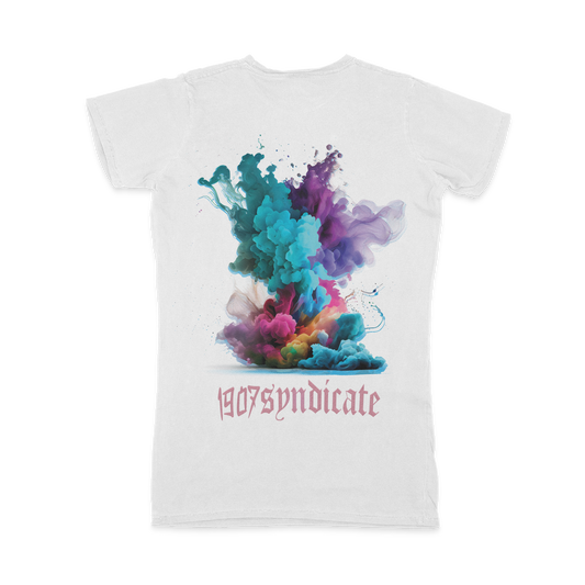 Stone Smoke White Womens Tee