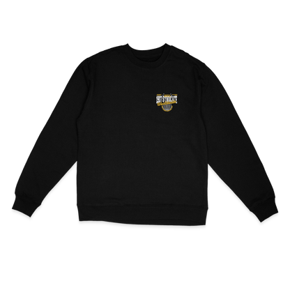 Huscle Muscle Crewneck Sweater Black