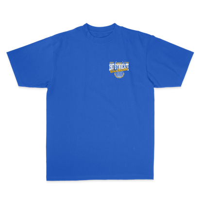 Hustle Muscle Short Sleeve Tee Royal Blue