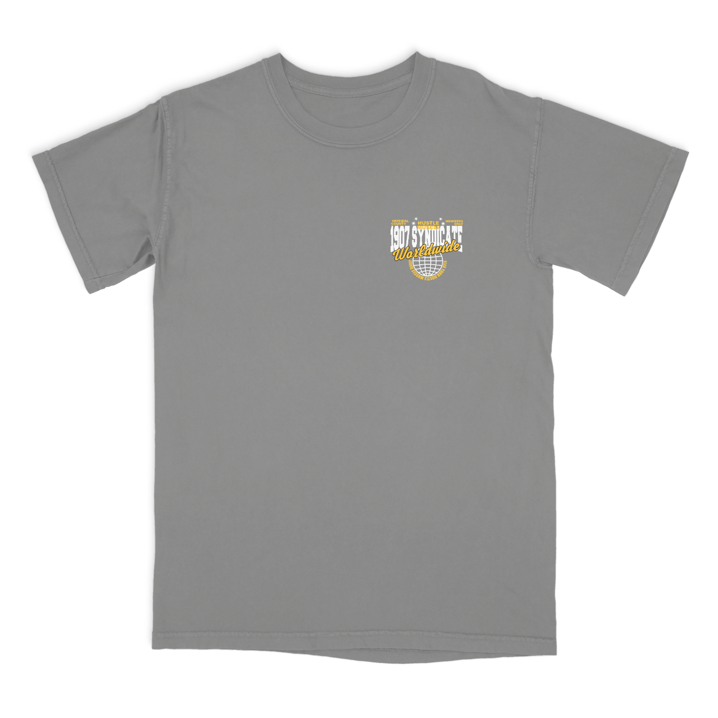 Hustle Muscle Short Sleeve Tee Grey