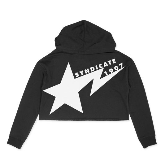 Shooting Star Womens Cropped Hoodie