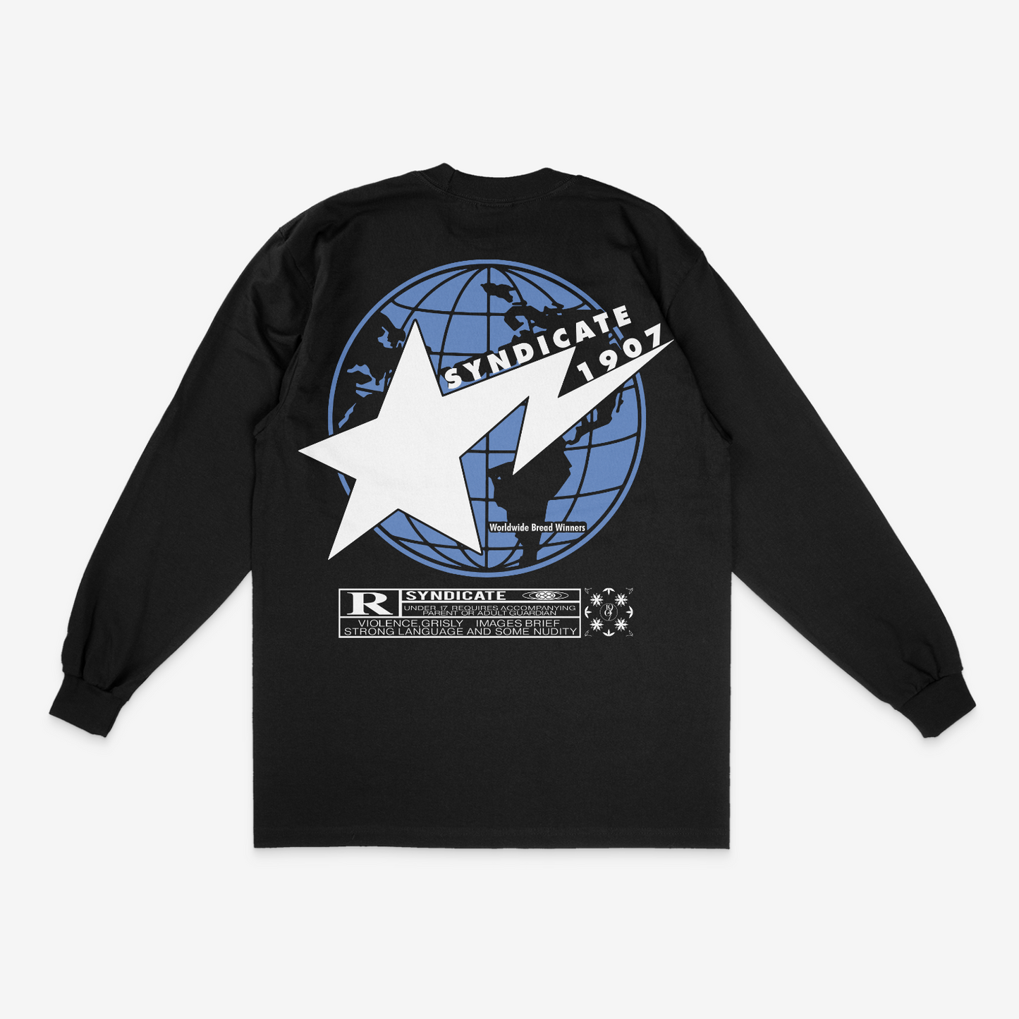 Worldwide Bread Winners Long Sleeve Crewneck Tee