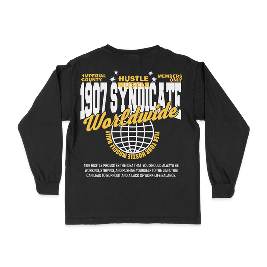 Hustle Muscle Youth Crewneck Tee Black