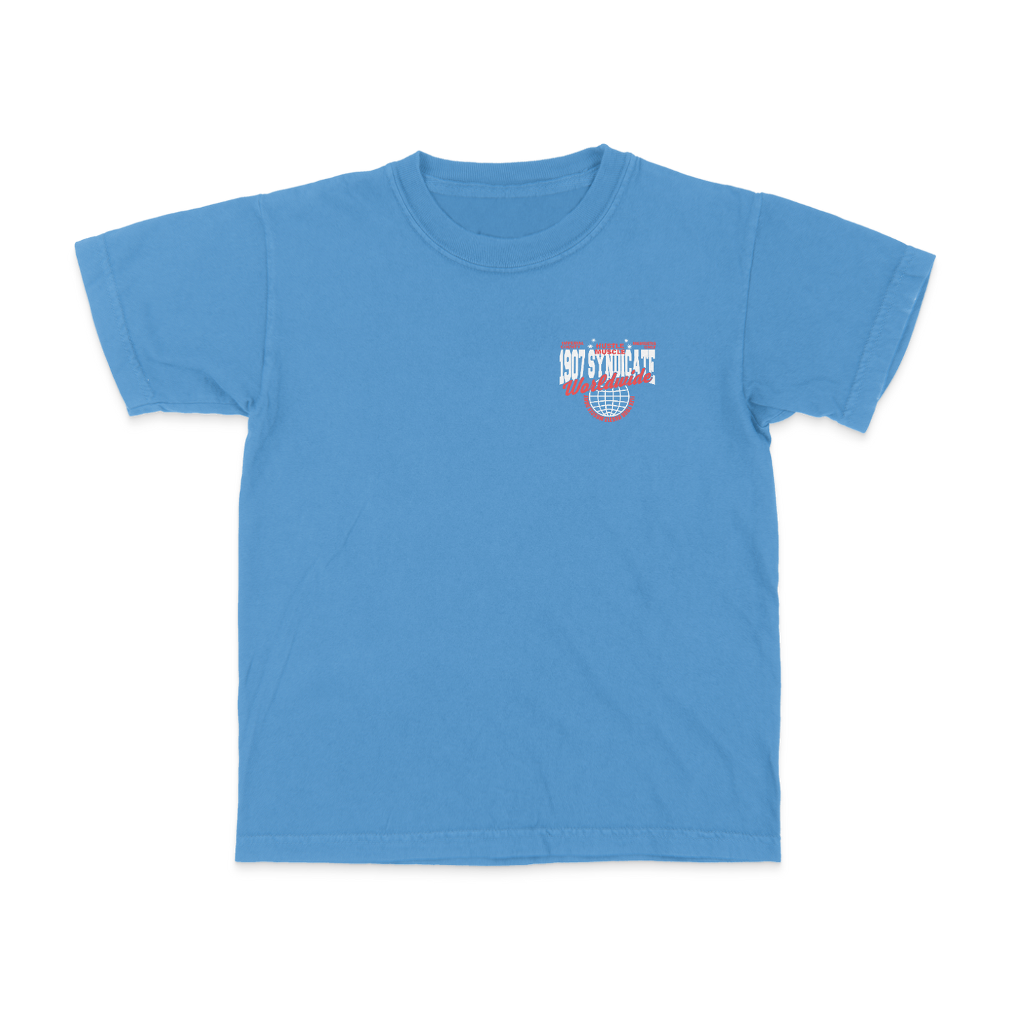 Hustle Muscle Youth Tee Royal Blue